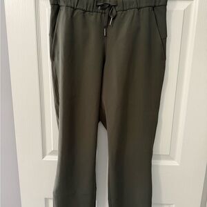 Lululemon stretch high rise Olive Green Women's Pants - cropped
